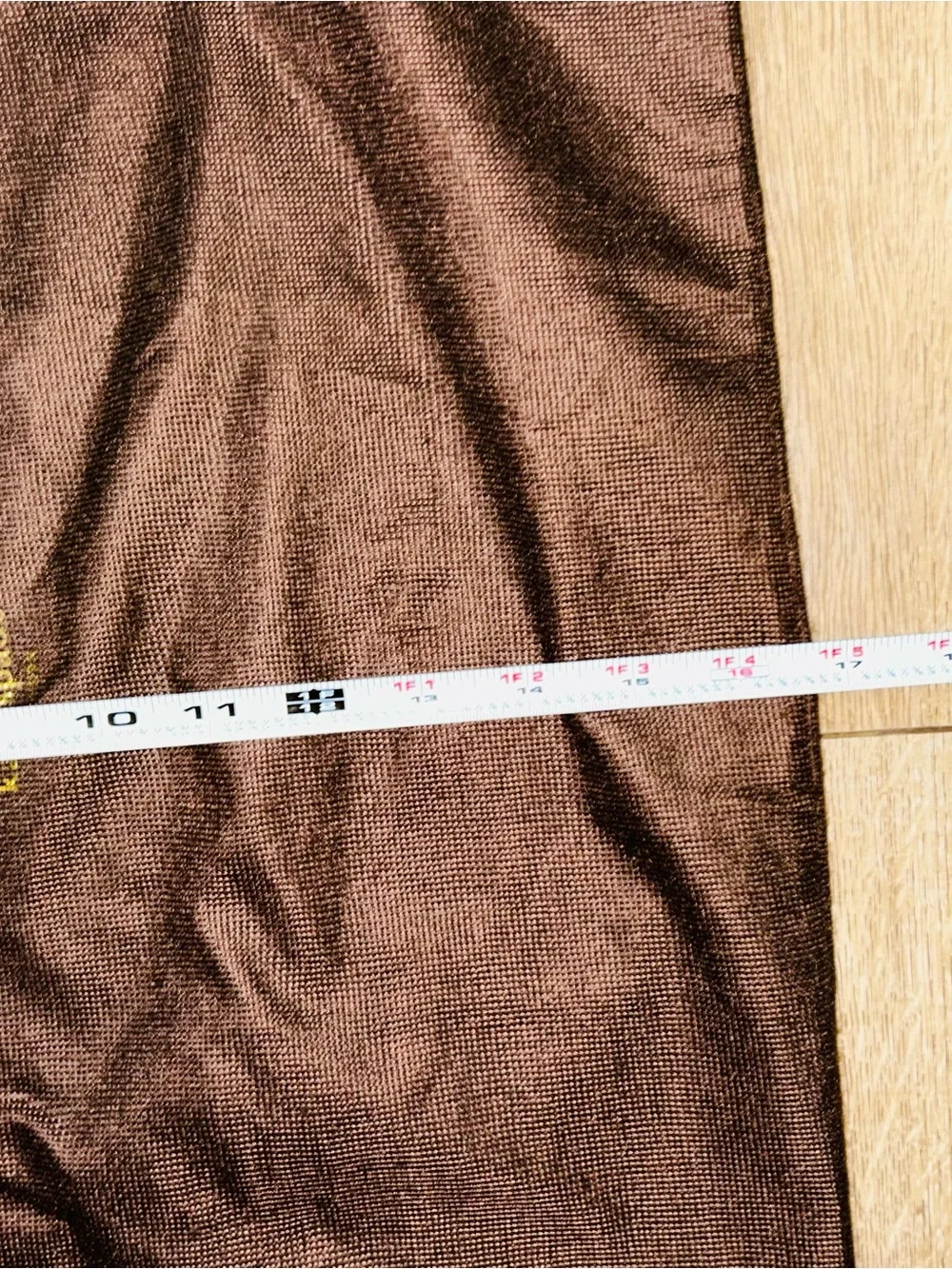 Kate Spade large brown gold lettering purse dust bag 19” x 17”